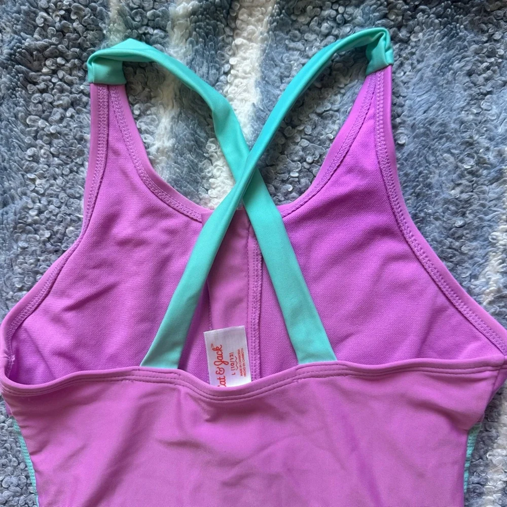 🩷 5 for $25 sale Purple‎ & turquoise, Cat & Jack one piece-kid LG
